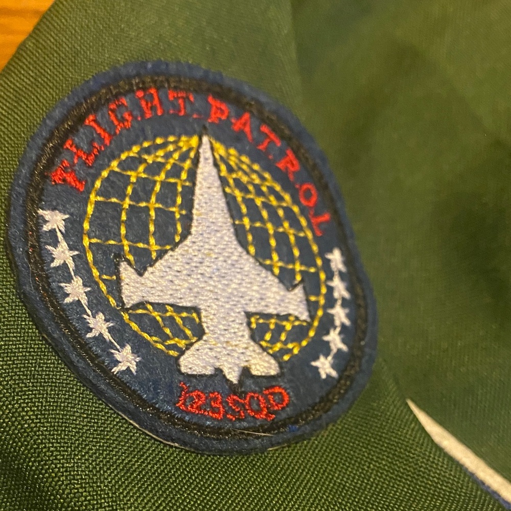 Green Ace Pilot jumpsuit Costume - Picture 6 of 6